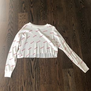 white cropped top from forever 21